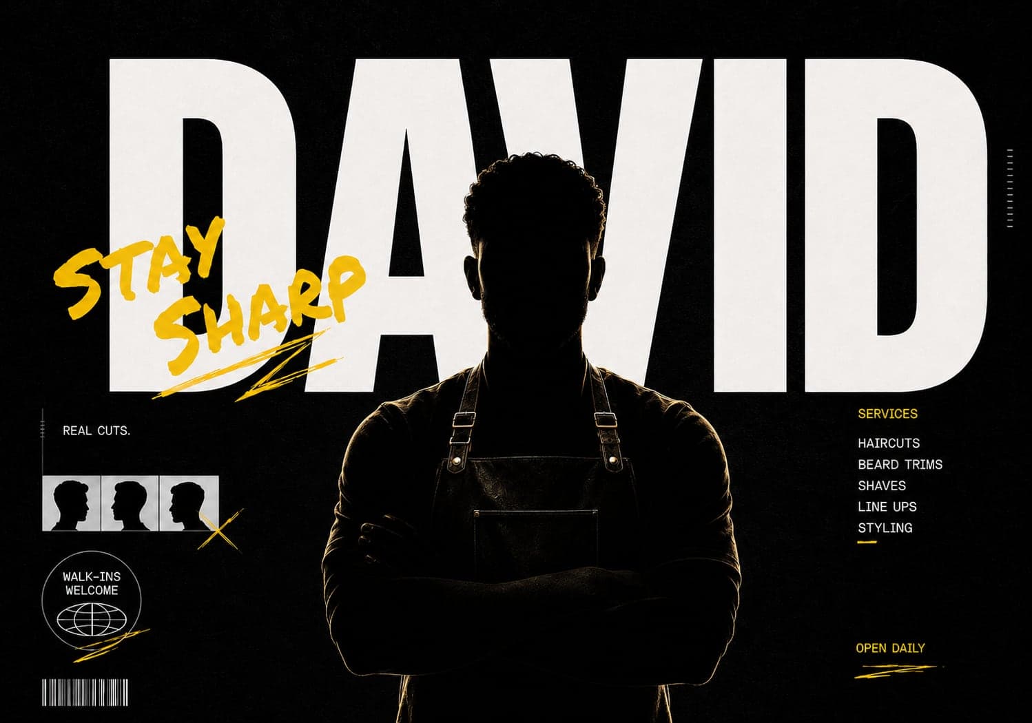 David, barber at Singleton's Barber Shop — Stay Sharp