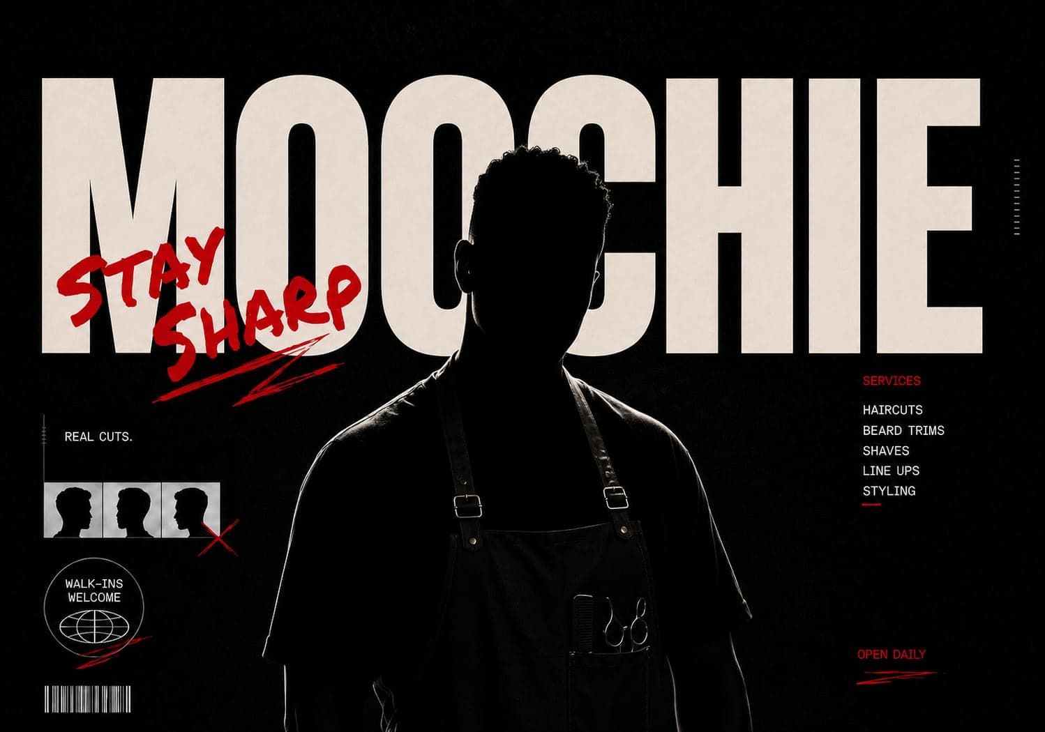 Moochie, barber at Singleton's Barber Shop — Stay Sharp