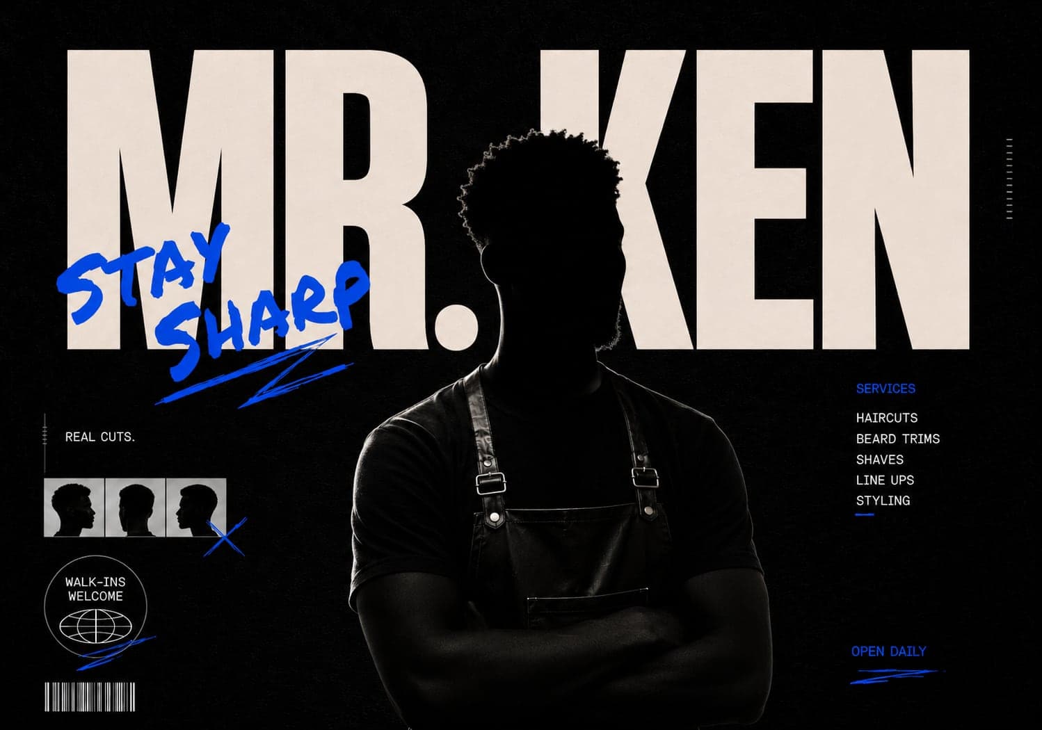 Mr. Ken, owner and master barber at Singleton's Barber Shop — Stay Sharp