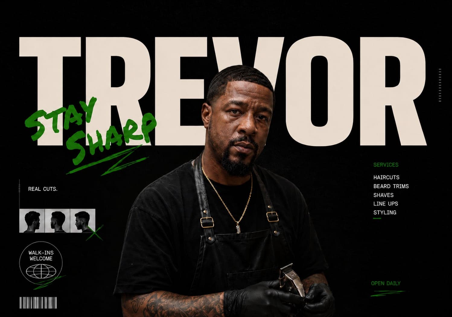 Trevor, master barber at Singleton's Barber Shop — Stay Sharp